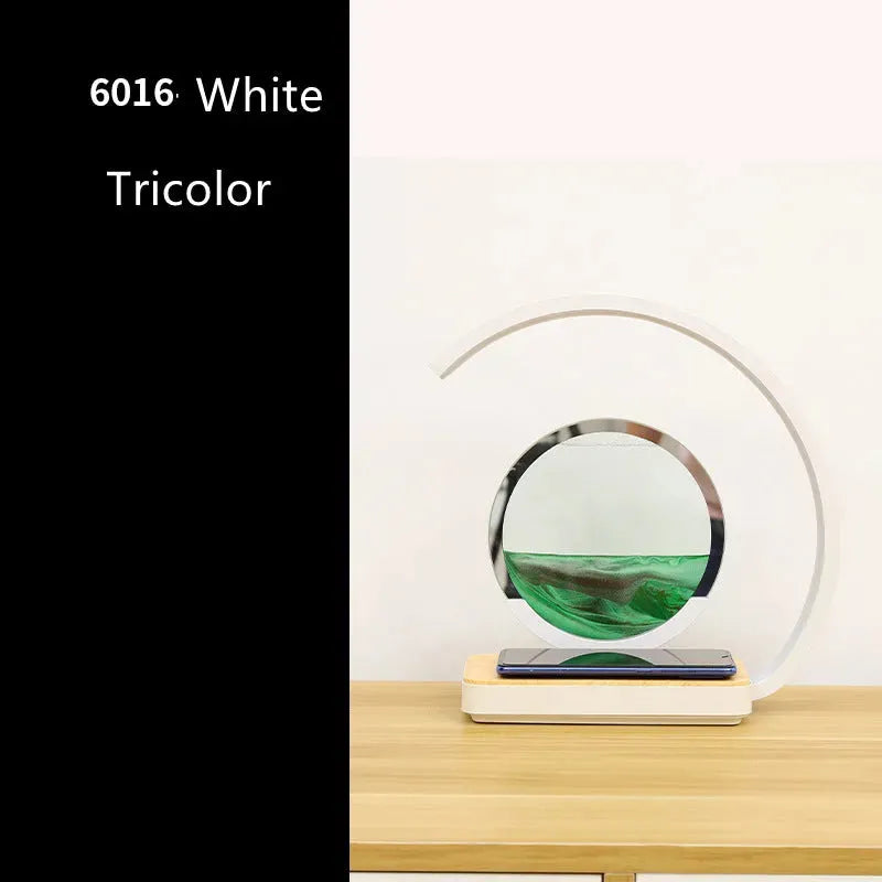 Creative Lamp Decompression Cure Bedroom Quicksand Painting Hourglass Pendant 3D Night LED Light - Bellarte Enchanté Creative Lamp Decompression Cure Bedroom Quicksand Painting Hourglass Pendant 3D Night LED Light